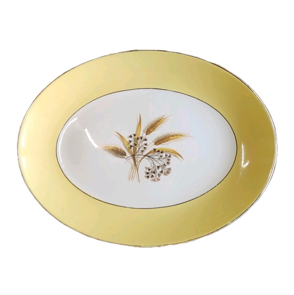Vintage Autumn Gold 11.5” Platter – Century Service Corp – Excellent Condition